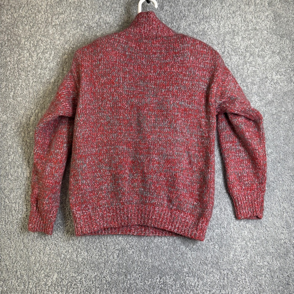 Vintage MiKi Sweater Womens Large Wool Angora Silk Blend Pocket Pullover 90s - Picture 2 of 6